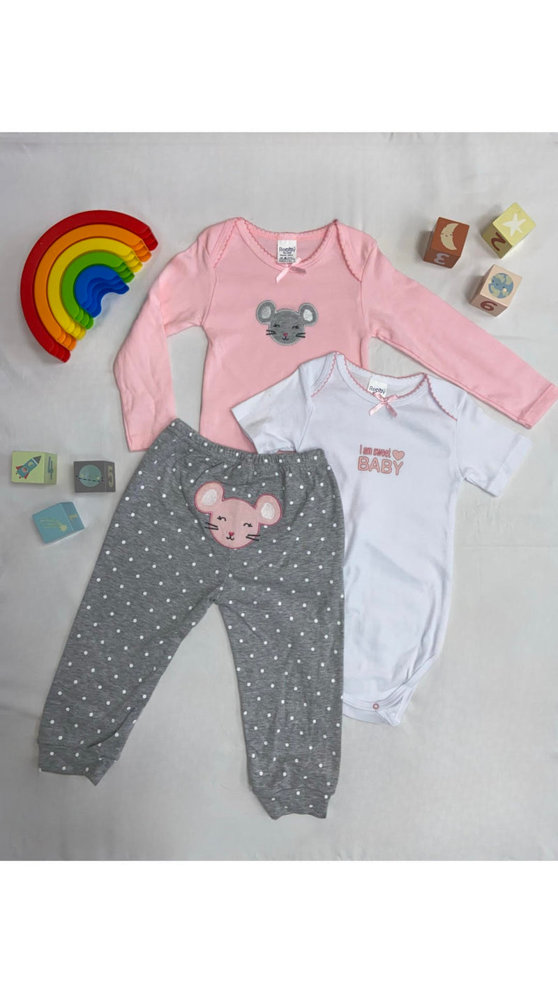 <tc><!-- x-tinymce/html -->Baby-Mädchen-Set Lullion mehrfarbig</tc>