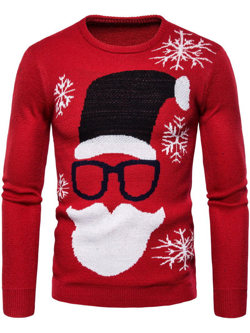 NEW YEAR SWEATER HARDY red