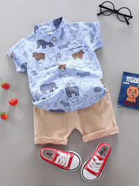 <tc>BABY BOY SET MIT BLUSE ELEFANT HARRIE blau</tc>