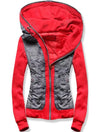 <tc>HOODIE-JACKE MARTA rot</tc>