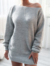 SWEATER DRESS LATRISHA grey