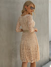 ELEGANTES KLEID JOI beige