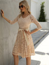 ELEGANTES KLEID JOI beige