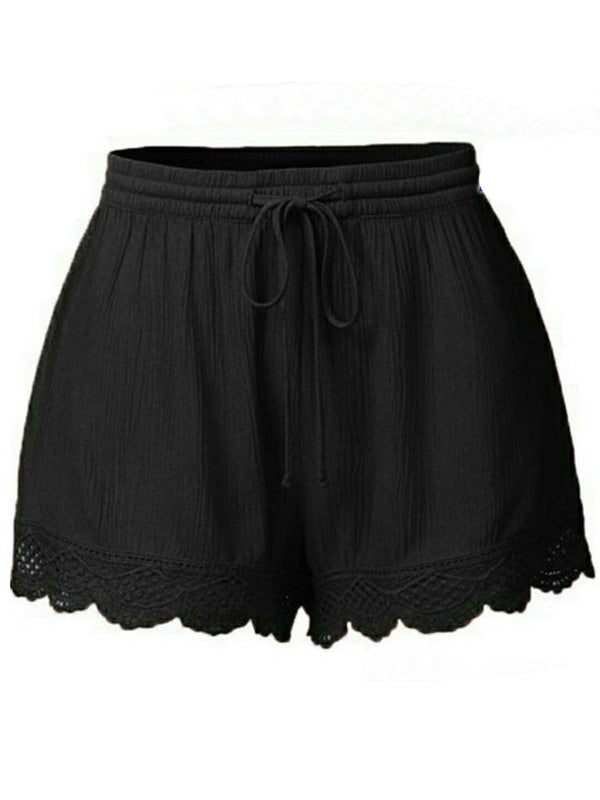 2-teiliges Set Shorts Theresa in Seeblau und Schwarz