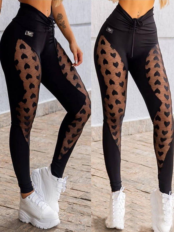 LEGGINGS CRISTALLE schwarz