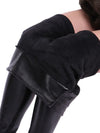 THERMO-LEDER-LEGGINGS ANCELIN schwarz