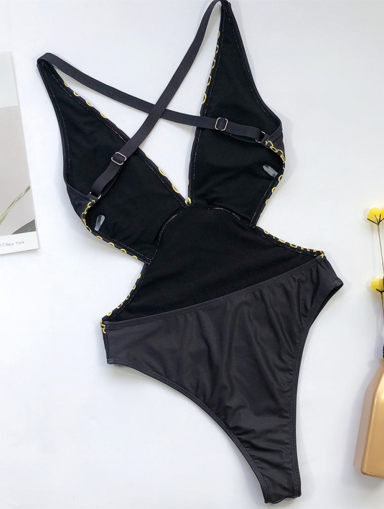 RETRO SWIMWEAR ETTIE black