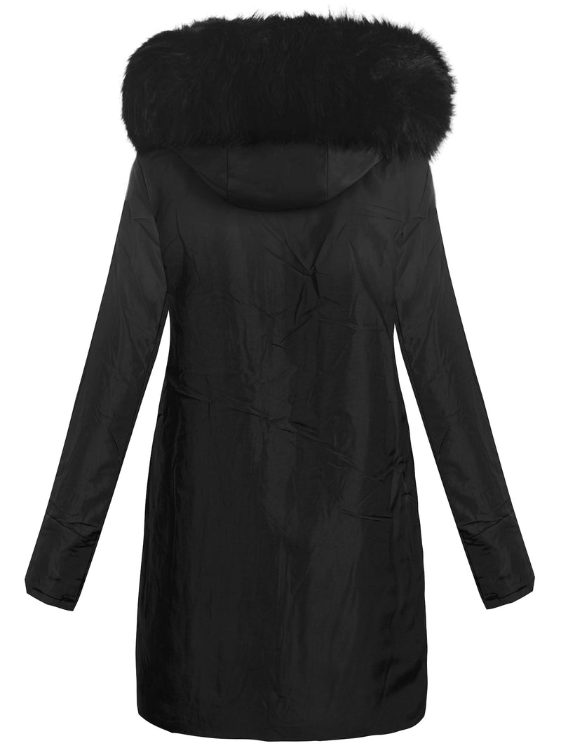 LANGE WINTERJACKE DIETLIND schwarz