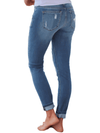 <tc>JEANS MIT LEOPARD AUFNÄHER ELAINA blau</tc>