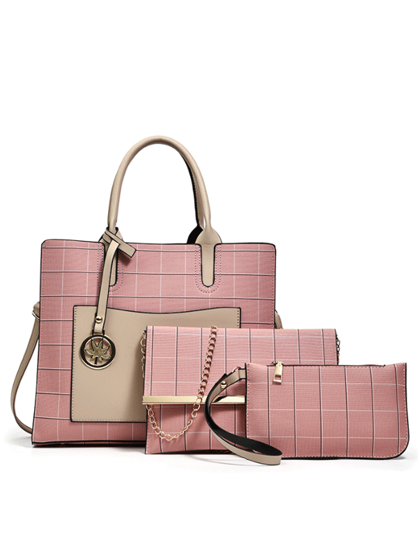 3-teiliges TASCHEN-SET SEBRINA rosa