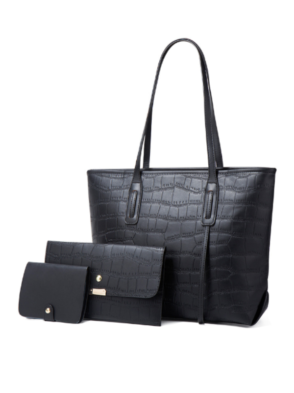 3-teiliges TASCHEN-SET NERA schwarz