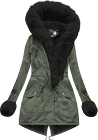 <tc>JACKE ELORA khaki-schwarz</tc>