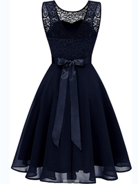 ELEGANTES KLEID TARRANICA schwarz