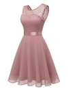 ELEGANTES KLEID TARRANICA rosa