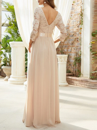 ELEGANTES KLEID TINNI beige