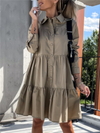 ELEGANTES KLEID MAREINA Khaki