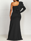 ELEGANTES KLEID AERON schwarz