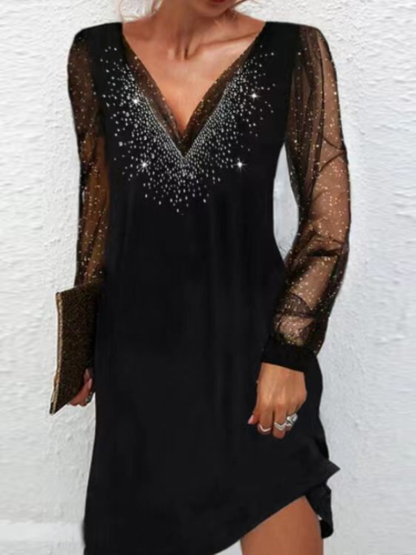 ELEGANTES KLEID PERNELL schwarz