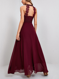 ELEGANTES KLEID SHUNTA bordo