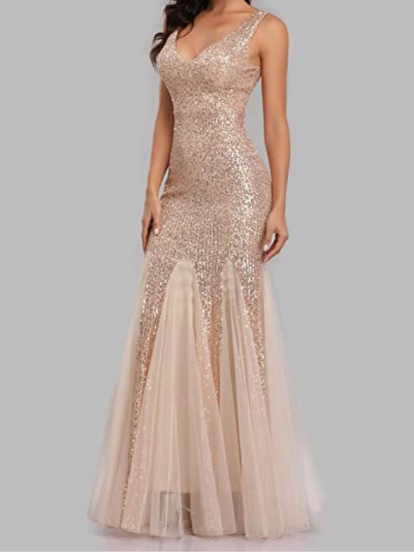 ELEGANTES KLEID KEIRAN Gold