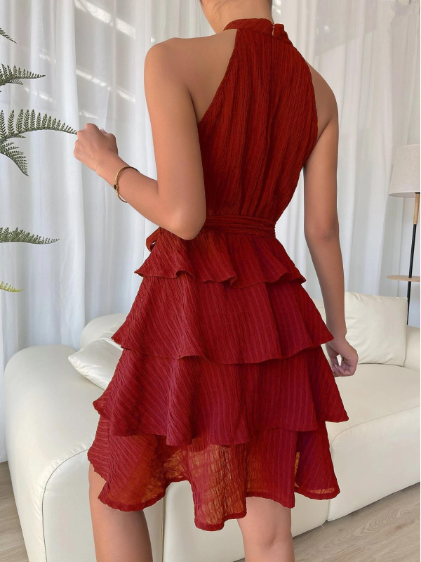 ELEGANTES KLEID KELLEN rot