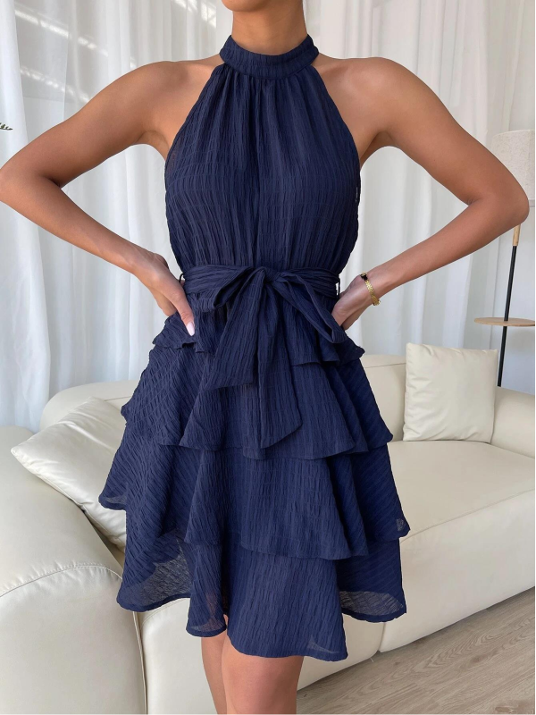 ELEGANTES KLEID KELLEN blau