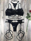 UNDERWEAR SET CAPRI black