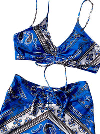 BIKINI TIERANI blau