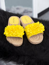 FLOWER SANDALS RUBIE yellow