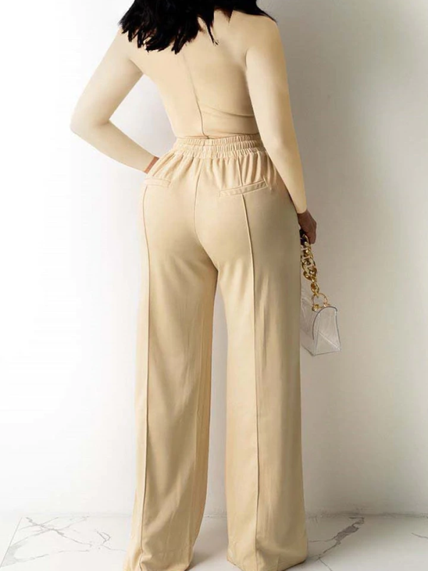 HOSE UND TOP LIZETTA beige