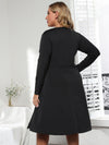 ELEGANTES KLEID MALINI schwarz