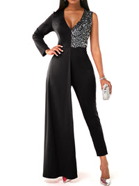 ELEGANTER JUMPSUIT TEONNIA schwarz