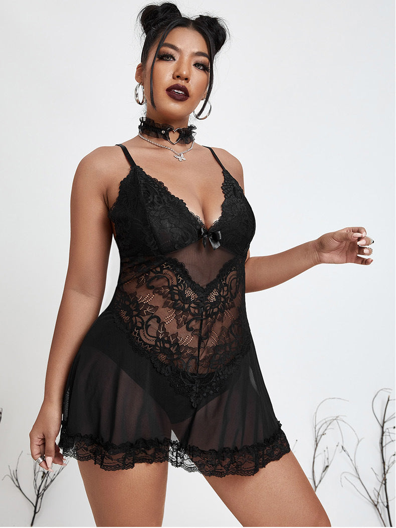 PLUS SIZE UNTERWÄSCHESET BENCA schwarz