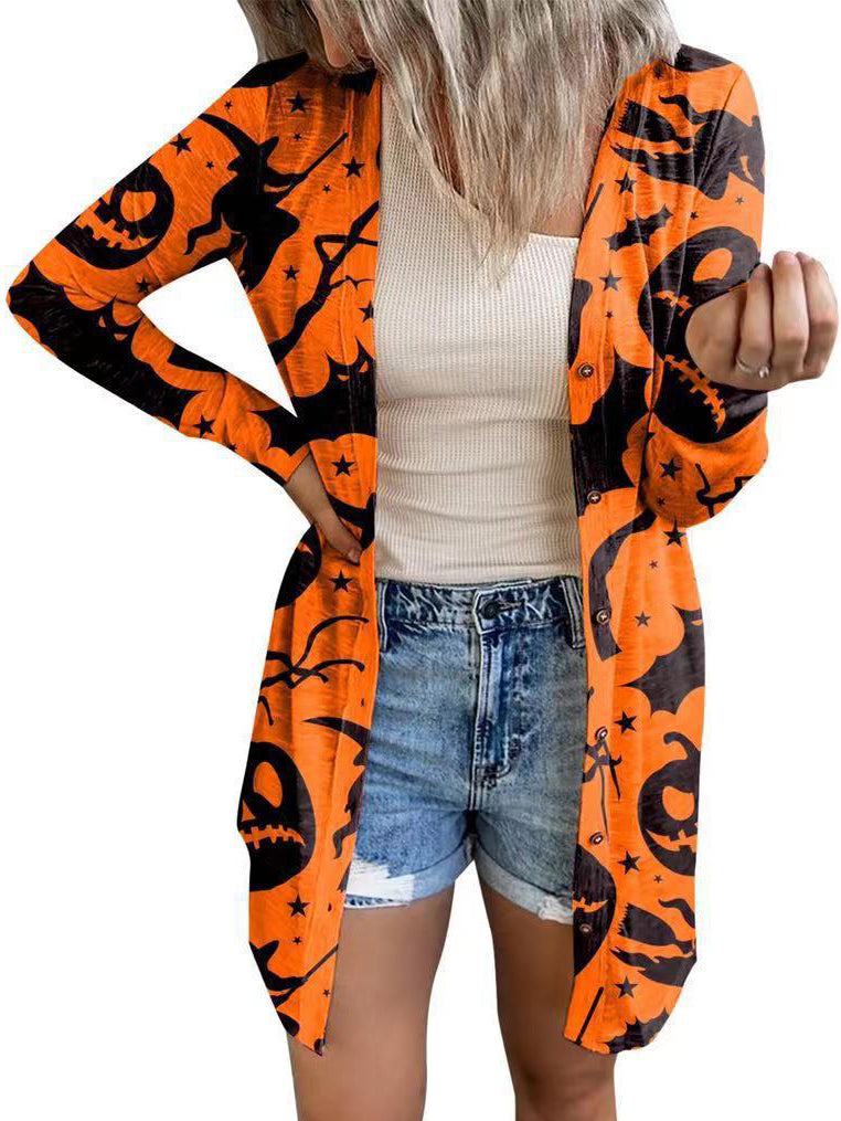 HALLOWEEN HOODY IZUMI orange