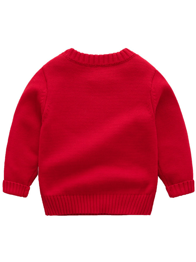 KINDERPULLOVER AGOT rot