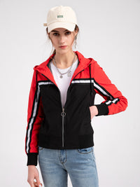 HOODIE LEONA red