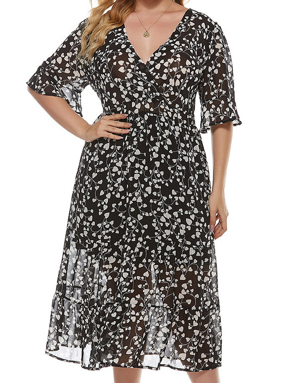 PLUS SIZE KLEID GRACINA schwarz