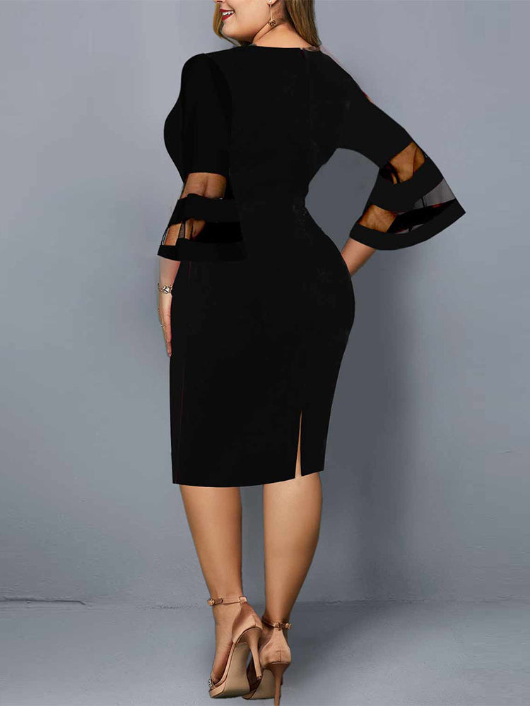 PLUS SIZE KLEID KATRIN schwarz