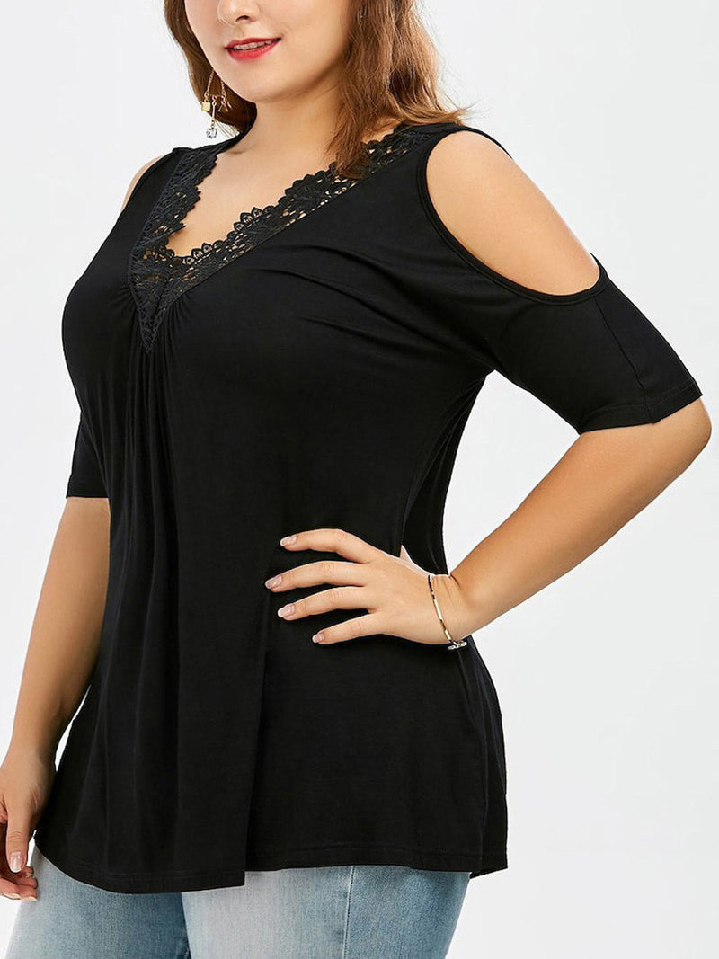 PLUS SIZE HEMD GUDA schwarz