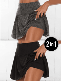 2-teiliges Set Rockshorts WILHELMA schwarz und grau