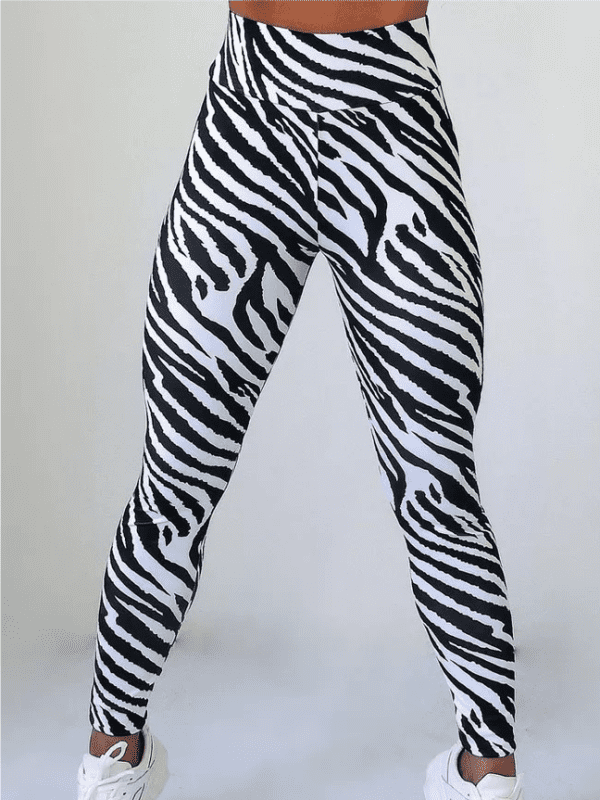 LEGGINGS RINGA schwarz und weiß-S