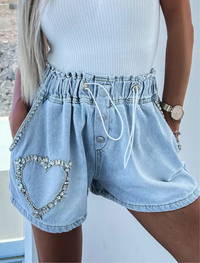 SHORTS MELYSA blau