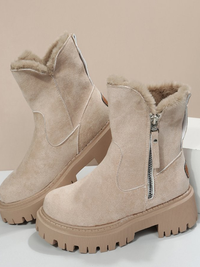 KURZE STIEFEL YETTI BEIGE