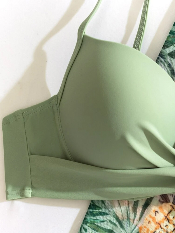 3 STÜCK BIKINI UND ROBE SHARLIE Khaki