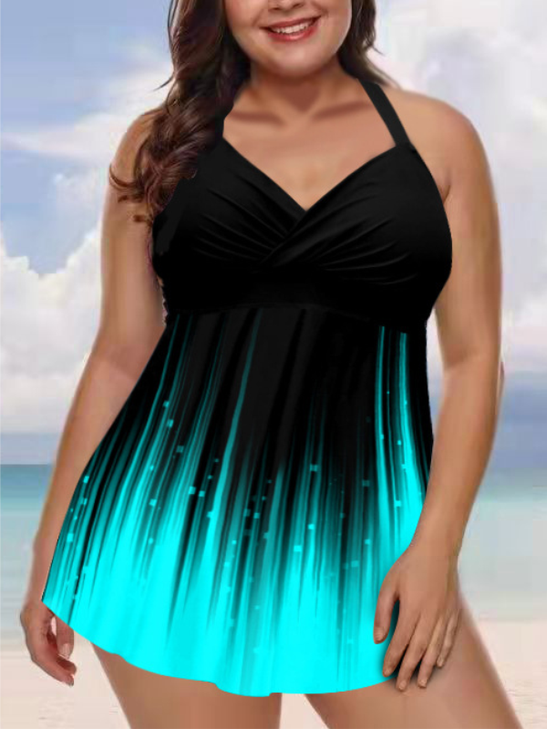 TANKINI EDITTA schwarz und blau