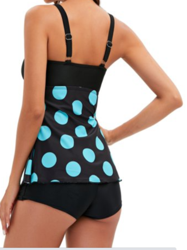 TANKINI ORSSA schwarz und blau