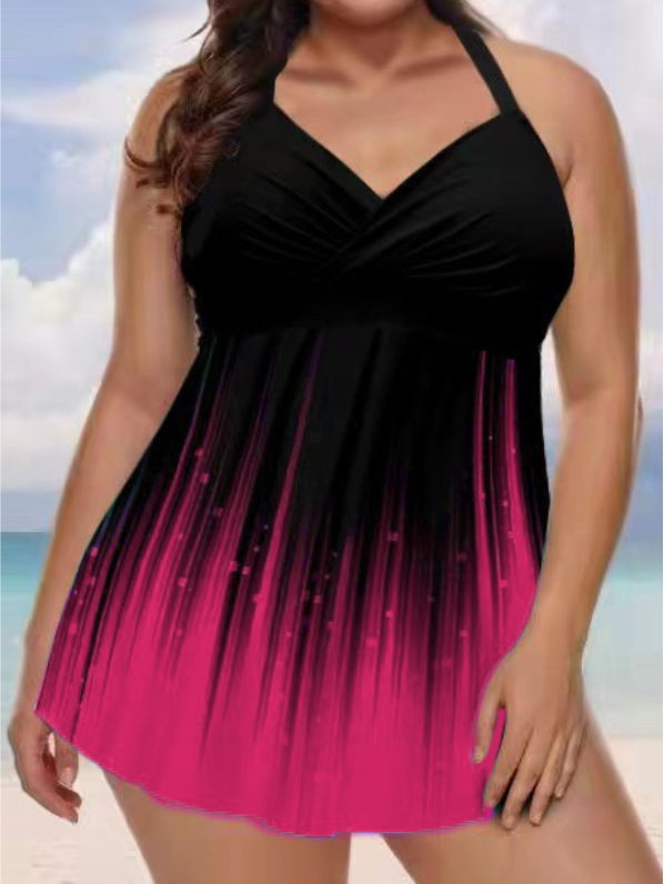 TANKINI DALYAN rosa und schwarz